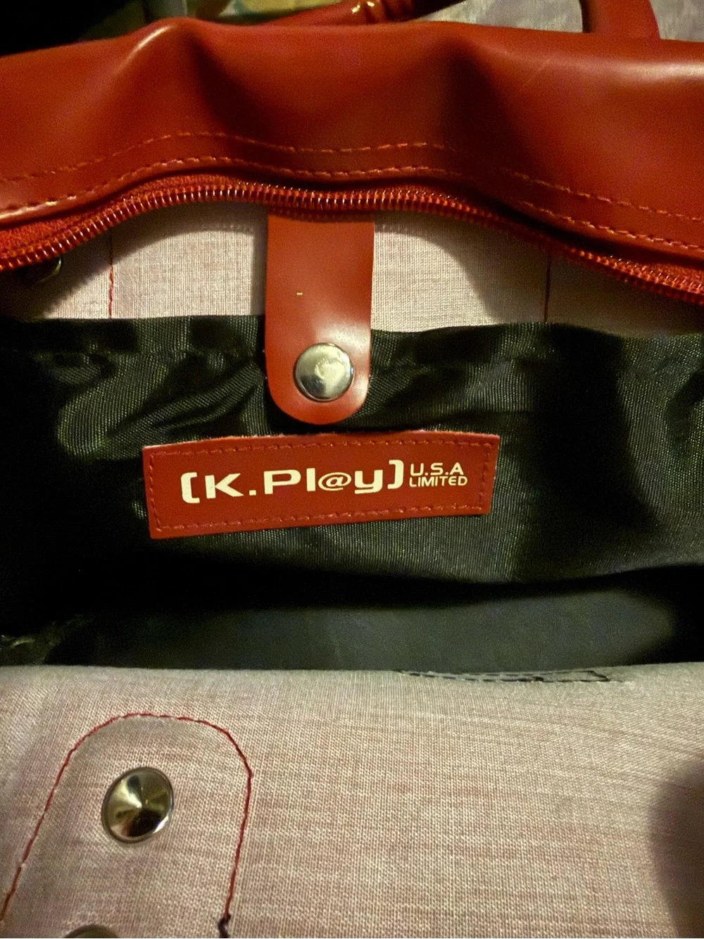 RARE Vintage K. Pl@y red handbag Y2K in great condition